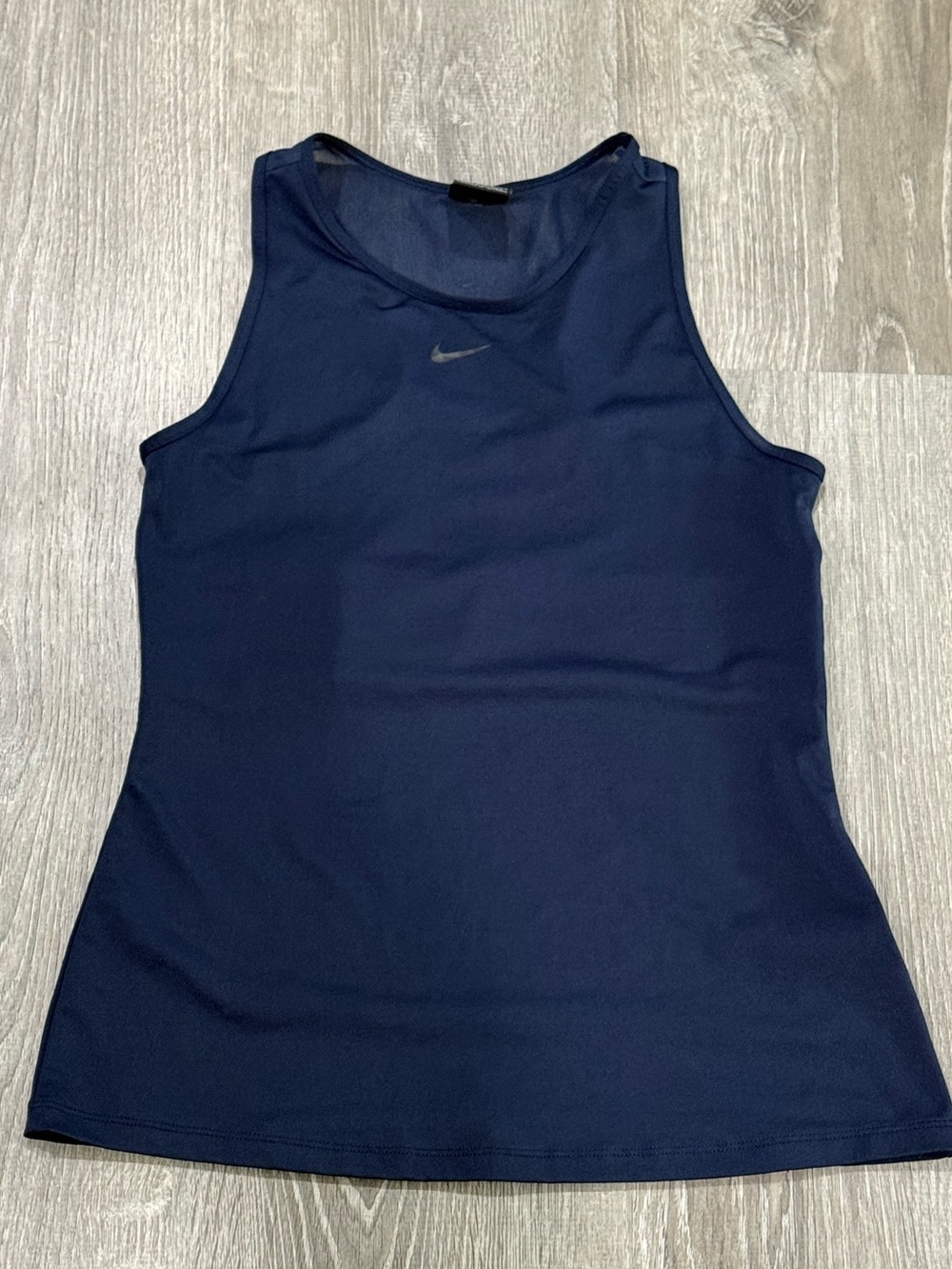 Nike Dri-Fit Women's Navy Athletic Racerback Tank Top Size Small